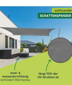 Windhager Sonnensegel Capri, rechteckig, ca. B500/T400 cm