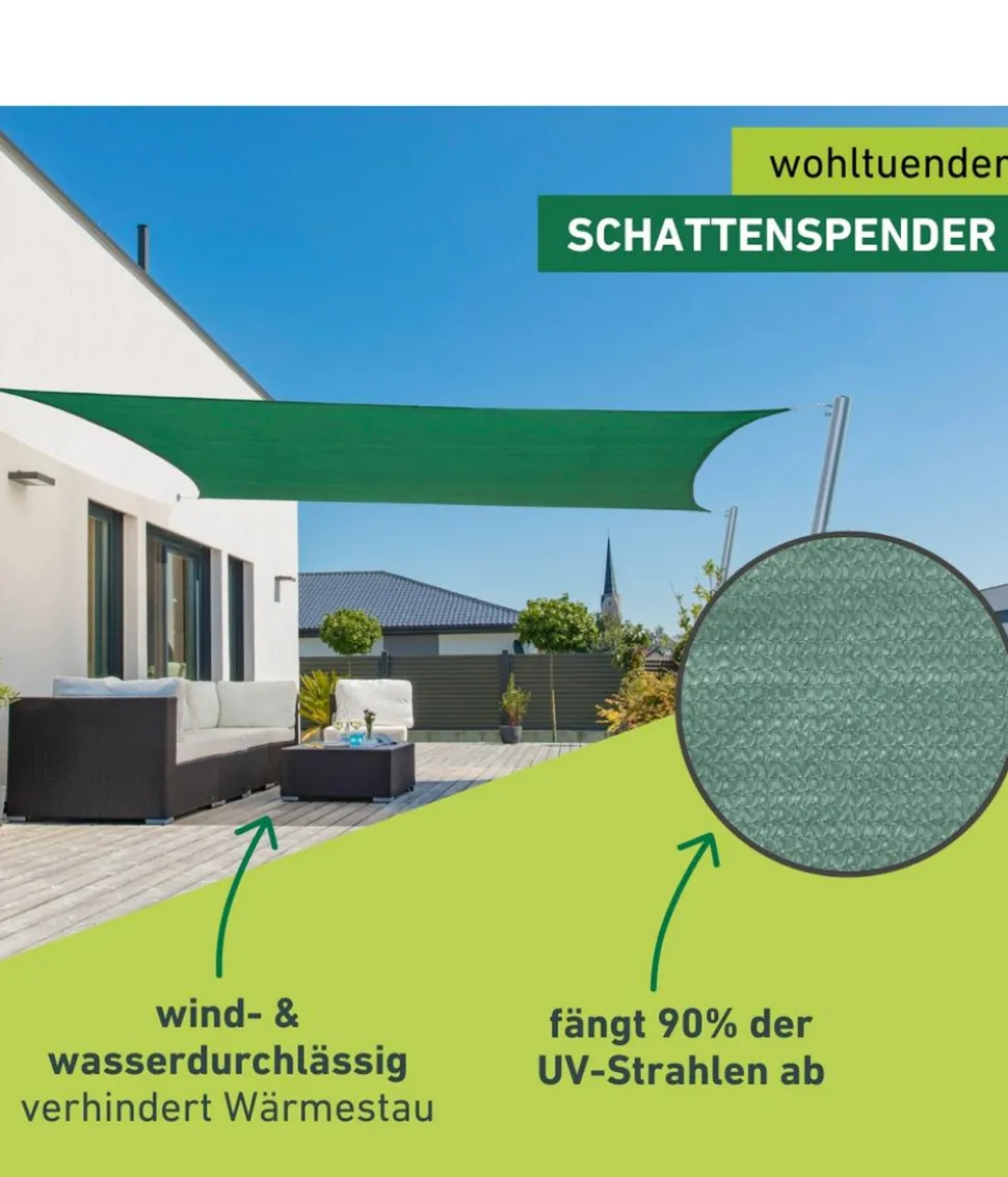 Windhager Sonnensegel Capri, rechteckig, ca. B400/T300 cm