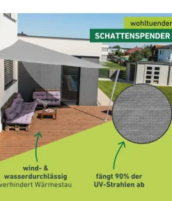 Windhager Sonnensegel Capri, dreieckig, ca. B400/T400 cm