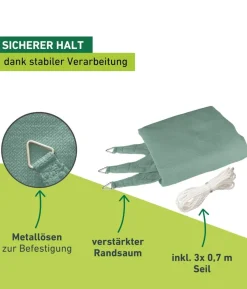 Windhager Sonnensegel Capri, dreieckig, ca. B500/T500 cm