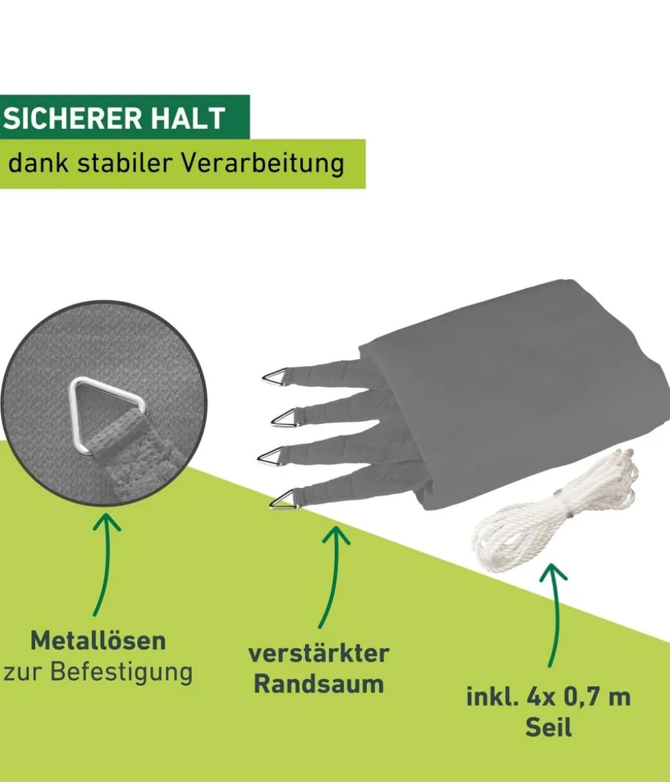 Windhager Sonnensegel Capri, rechteckig, ca. B500/T400 cm