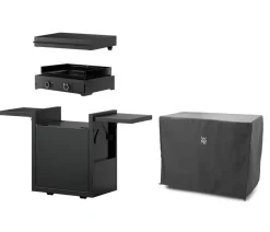 WMF Plancha Set 60E mit Wagen, ca. B75/H99,5/T63 cm