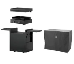 WMF Plancha Set 75G mit Wagen, ca. B90/H99,5/T63 cm