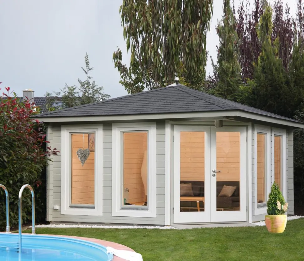 Wolff Finnhaus Gartenhaus Katrin 44-C, ca. B447/H308/T447 cm
