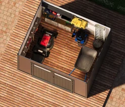 Wolff Finnhaus Gartenhaus Vitale 2420, ca. B256/H222/T220 cm