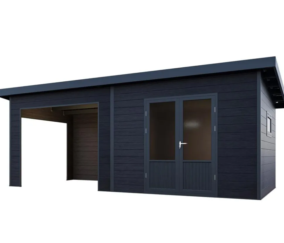 Wolff Finnhaus Gerätehaus Tona 6030, ca. B653,4/H252/T339,5 cm