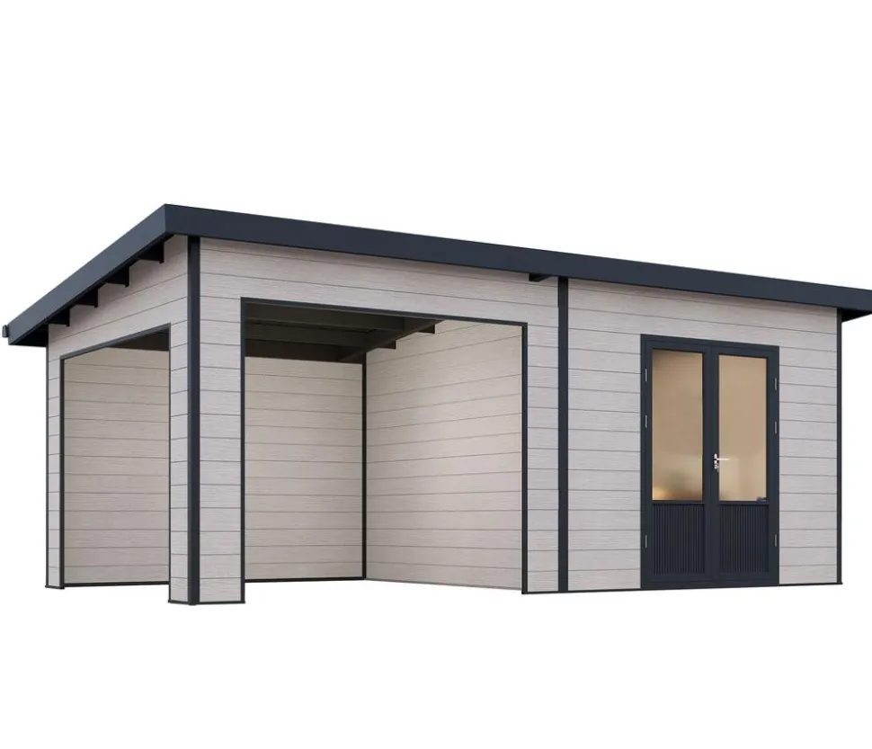 Wolff Finnhaus Gerätehaus Tona 6030, ca. B653,4/H252/T339,5 cm