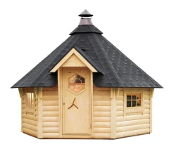 Wolff Finnhaus Grillkota 9 de luxe C DS, ca. B438/H364/T388 cm