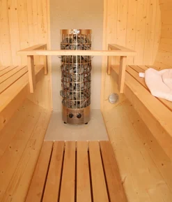 Wolff Finnhaus Saunafass Basic 230 Bausatz, ca. B205/H210/T230 cm