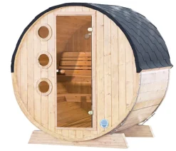 Wolff Finnhaus Saunafass Mini 160 Bausatz, ca. B205/H215/T160 cm