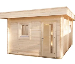 Wolff Finnhaus Saunahaus de luxe Keijo 70, ca. B459/H257/T465 cm