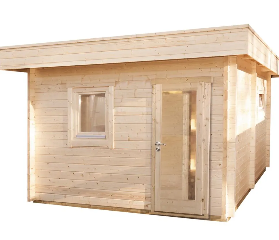 Wolff Finnhaus Saunahaus de luxe Keijo 70, ca. B459/H257/T465 cm