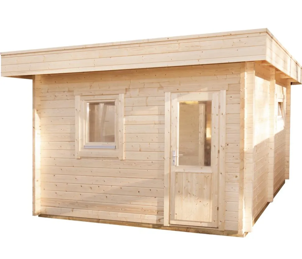 Wolff Finnhaus Saunahaus de luxe Keijo 70, ca. B459/H257/T465 cm