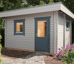 Wolff Finnhaus Saunahaus de luxe Keijo 70, ca. B459/H257/T465 cm