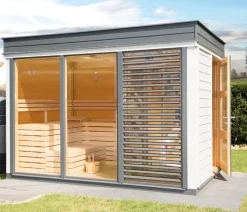 Wolff Finnhaus Sauna Paradiso 2-Raum, ca. B329/H261/T229 cm