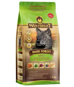 WOLFSBLUT Trockenfutter für Hunde Dark Forest, Wild & Süßkartoffeln