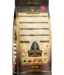 WOLFSBLUT Trockenfutter für Hunde Black Marsh, Adult, Wasserbüffel & Süßkartoffeln