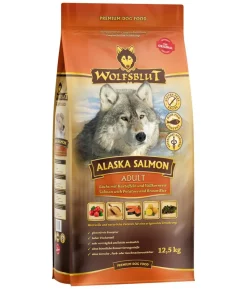 WOLFSBLUT Trockenfutter für Hunde Alaska Salmon, Adult, Lachs & Kartoffeln
