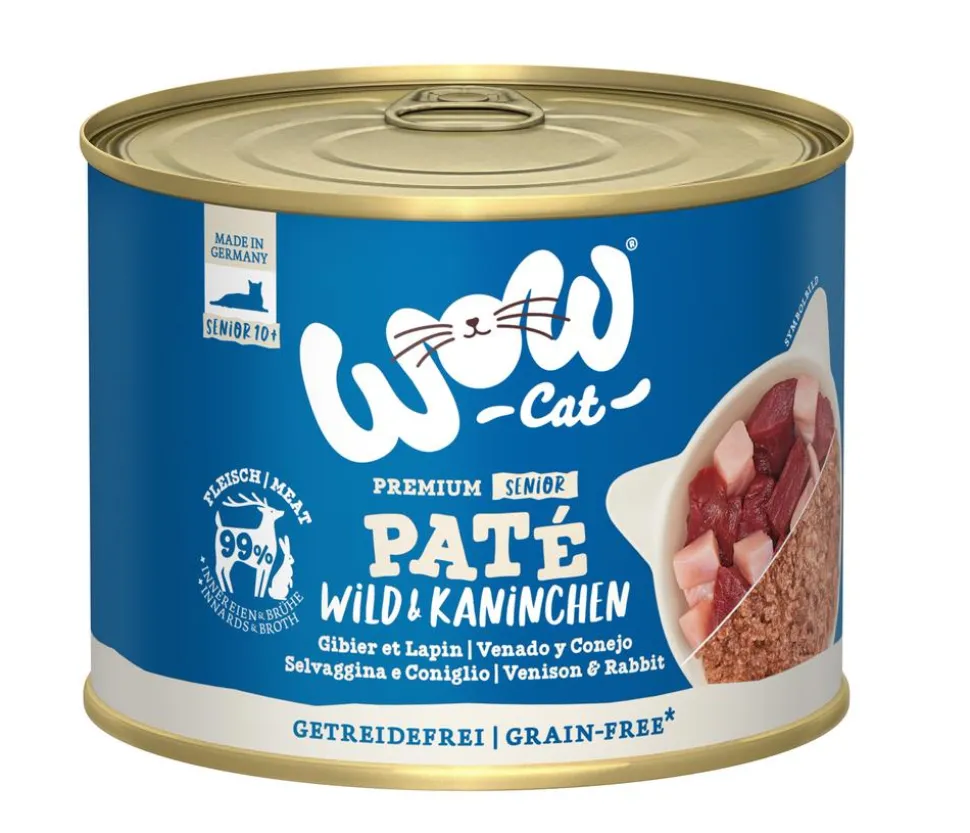 WOW® Cat Nassfutter für Katzen Premium Filets in Sauce, Adult, 8 x 85 g