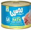WOW® Cat Nassfutter für Katzen Premium Paté Adult, 6 x 200 g