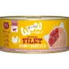 WOW® Cat Nassfutter für Katzen Premium Filets, Adult, 12 x 70 g