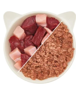WOW® Cat Nassfutter für Katzen Premium Paté Senior, 12 x 125 g