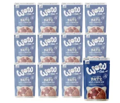 WOW® Cat Nassfutter für Katzen Premium Filets, Adult, 12 x 70 g