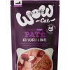 WOW® Cat Nassfutter für Katzen Premium Paté Senior, 12 x 125 g