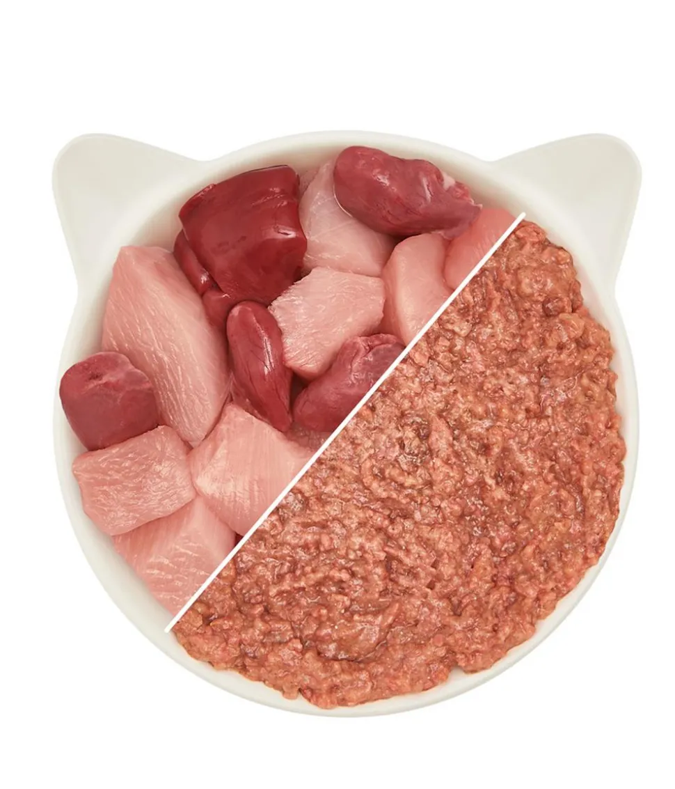 WOW® Cat Nassfutter für Katzen Premium Paté Senior, 6 x 400 g