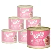 WOW® Cat Nassfutter für Katzen Premium Paté Junior, 6 x 200 g
