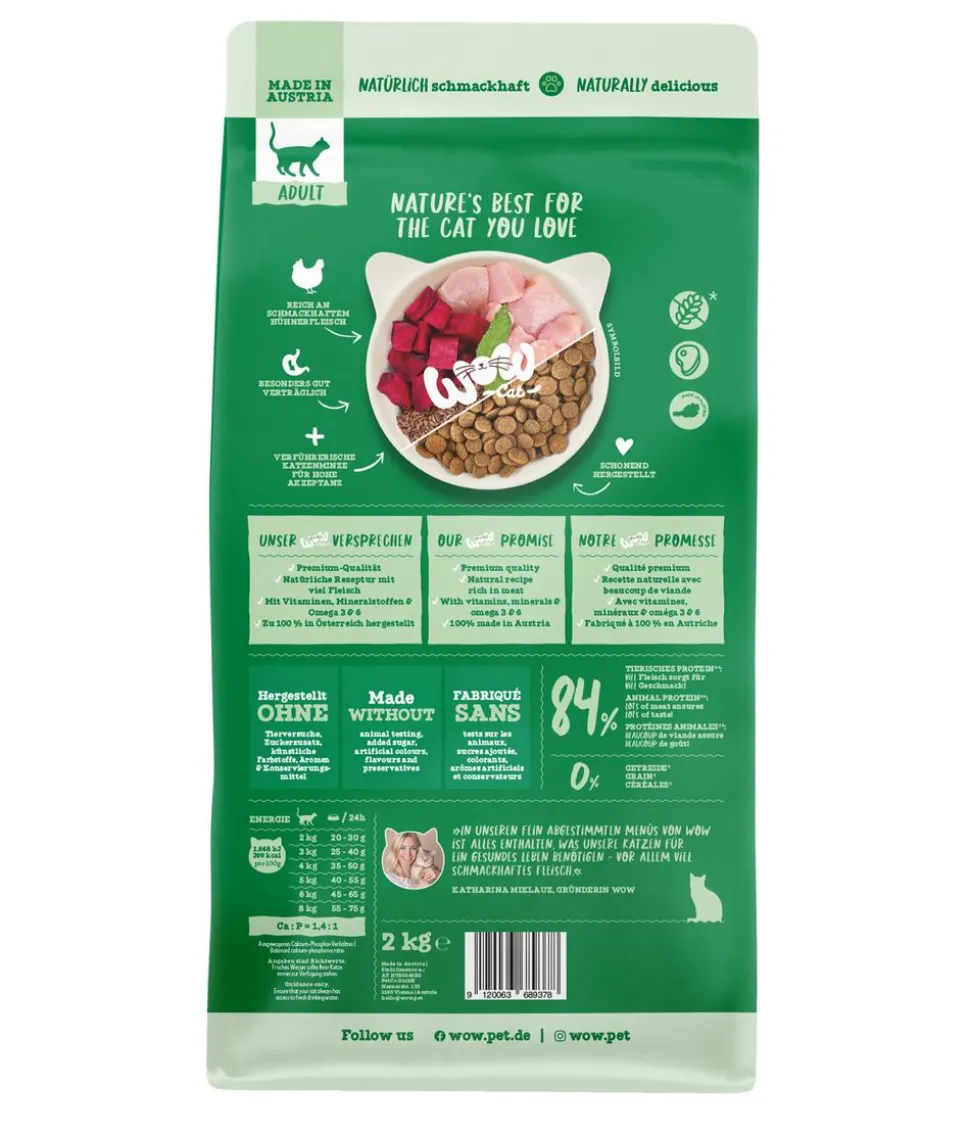 WOW® Cat Trockenfutter für Katzen, Adult