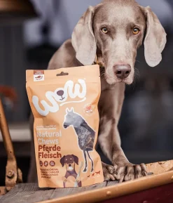 WOW® Hundesnack Natural Chews Pferdefleisch, Adult, 250 g