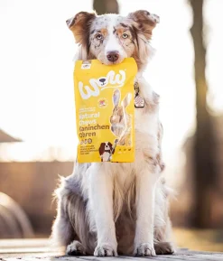 WOW® Hundesnack Natural Chews Kaninchenohren, 120 g