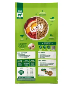 WOW® Trockenfutter für Hunde Mini Adult, Rind