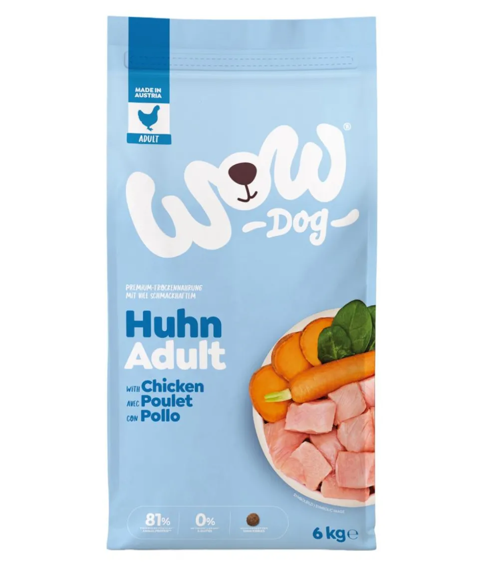 WOW® Trockenfutter für Hunde Mini Adult, Huhn