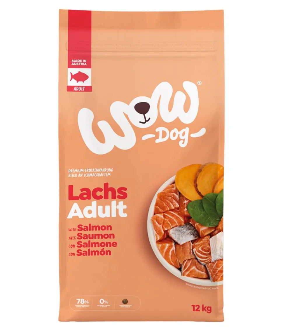 WOW® Trockenfutter für Hunde Mini Adult, Lachs