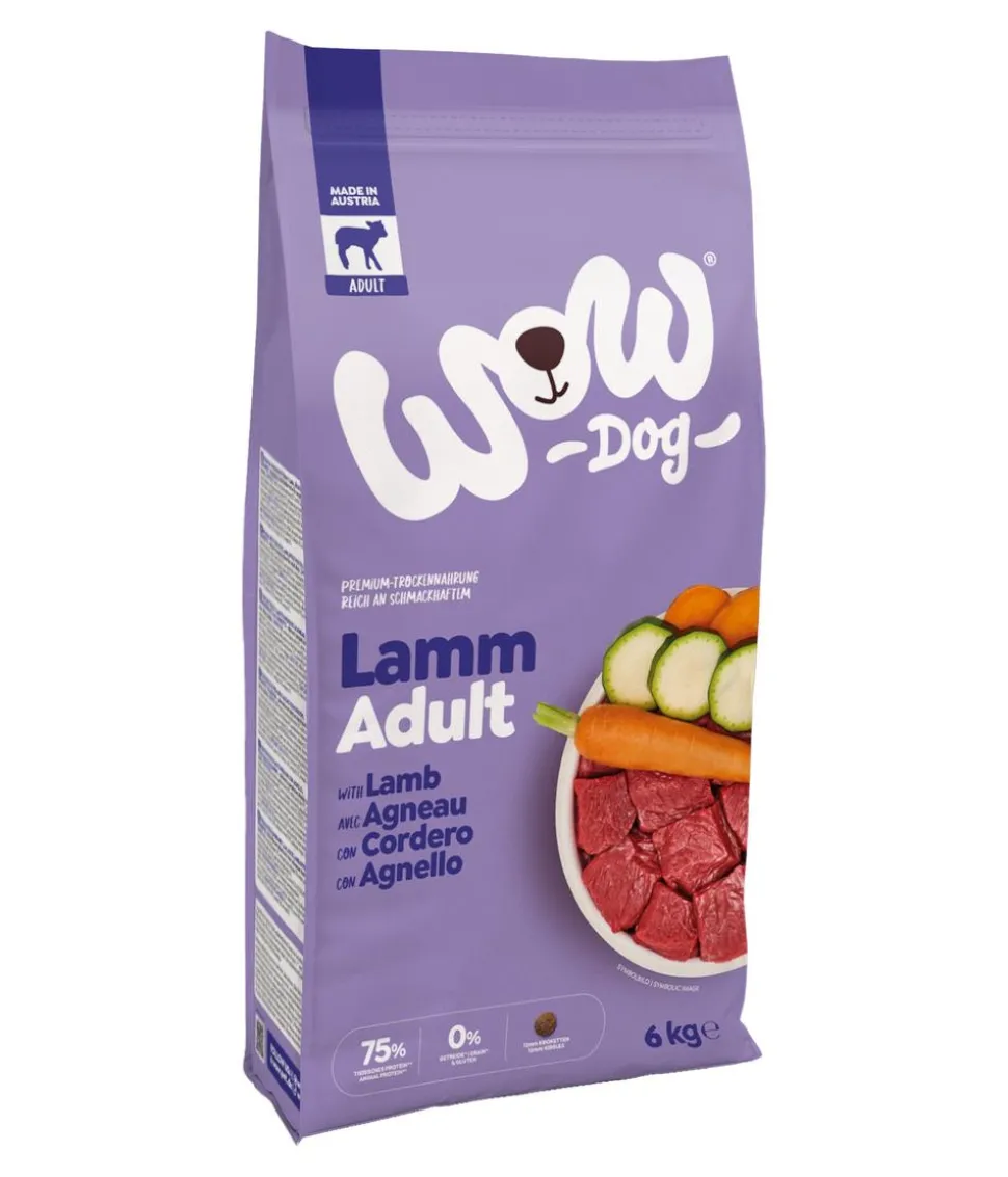 WOW® Trockenfutter für Hunde Mini Adult, Lamm