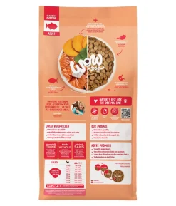 WOW® Trockenfutter für Hunde Mini Adult, Lachs