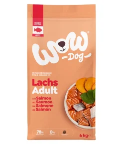 WOW® Trockenfutter für Hunde Mini Adult, Lachs