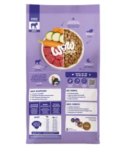 WOW® Trockenfutter für Hunde Mini Adult, Lamm